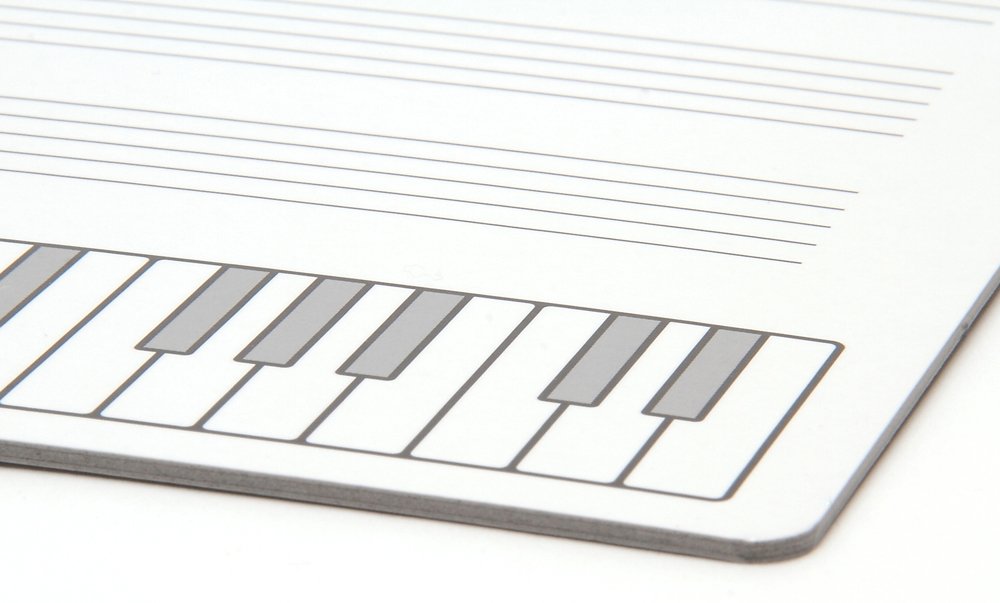 ホワイト五線ボード（4段入）